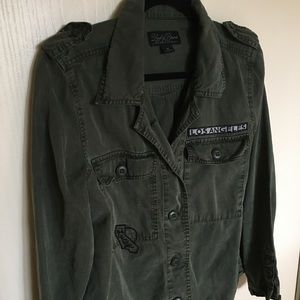 Lucky Brand Army Green ‘Shacket”